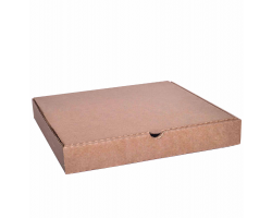 Коробка для пиццы 350*350*45 мм. Бурая без печати. Квадрат