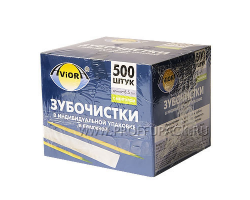 Зубочистки в индивид. упаковке с ментолом (500шт) АВИОРА